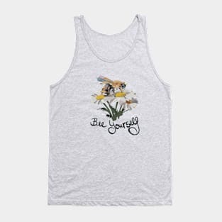 funny saying bee yourself Tank Top